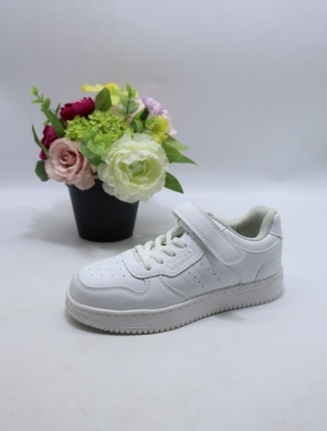 Buty sportowe damskie na płaskim (36-41) EC502 WHITE