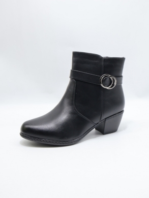Botki damskie ocieplane na obcasie (36-42) 7395-1