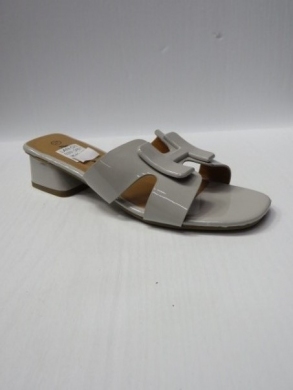 Klapki damskie na obcasie (36-41) E0501 GREY