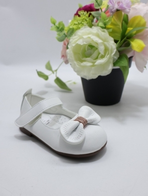 Półbuty dziewczęce (21-25) D120 WHITE