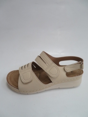 Sandały damskie na koturnie (36-41) 1102 BEIGE