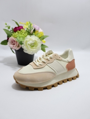 Buty sportowe damskie na płaskim (36-41) 24012 PINK