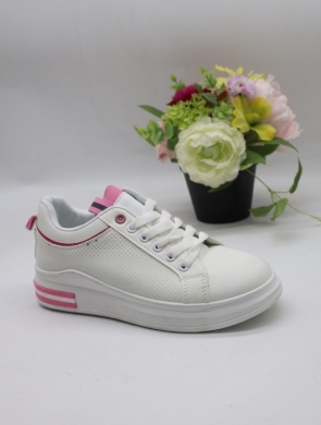 Buty sportowe damskie na płaskim (36-41) H205 FUXIA
