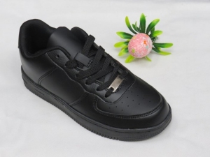 Buty sportowe damskie na płaskim (36-41) S1208 D BLACK