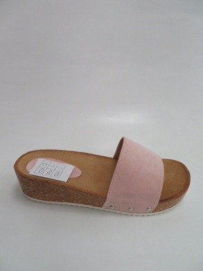 Klapki damskie na koturnie (36-41) 2063 PINK
