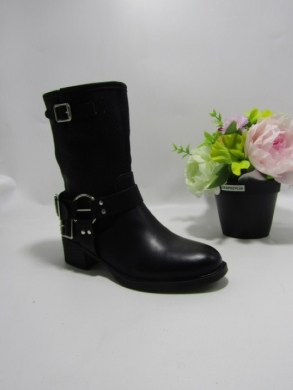 Botki damskie na obcasie (36-41) C23-09 BLACK