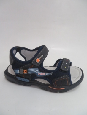 Sandały chłopięce (32-37) D930 BLUE/YELLOW