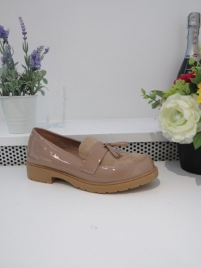 Mokasyny damskie na płaskim (36-41) 888-616 KHAKI