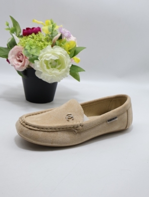 Mokasyny damskie na płaskim (36-41) DW20 BEIGE