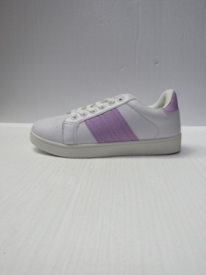 Buty sportowe damskie na płaskim (36-41) DS99-3LP WHITE/PURPLE