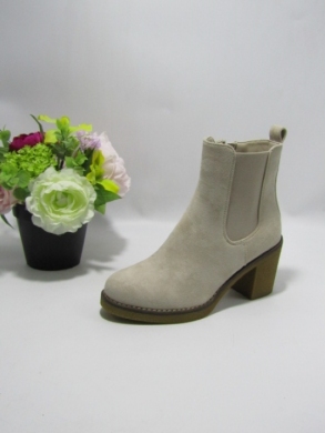 Botki damskie ocieplane na obcasie (36-41) DES629S BEIGE