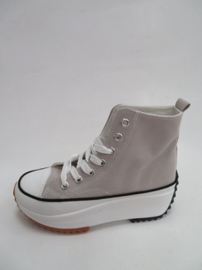 Trampki damskie na koturnie (36-41) VL135 GREY