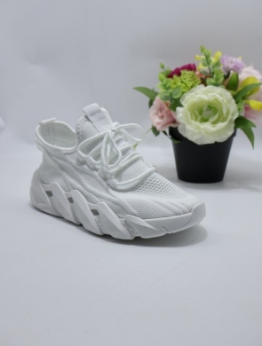 Buty sportowe damskie na płaskim (36-41) AD69 WHITE