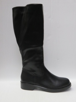 Kozaki damskie ocieplane na płaskim (36-41) H2113 BLACK