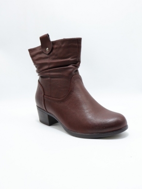 Botki damskie ocieplane na obcasie (36-41) 8681-4