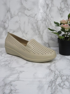 Półbuty damskie na koturnie (39-43) DTB3-07 BEIGE