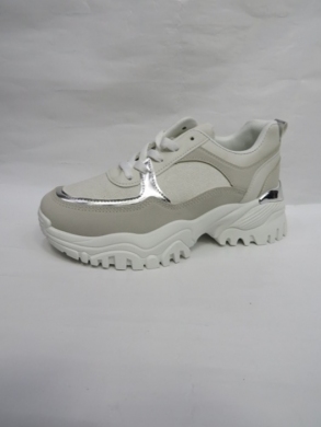 Buty sportowe damskie na płaskim (36-41) AF-2011 WHITE