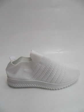 Buty sportowe damskie na płaskim (36-41) JK01 WHITE