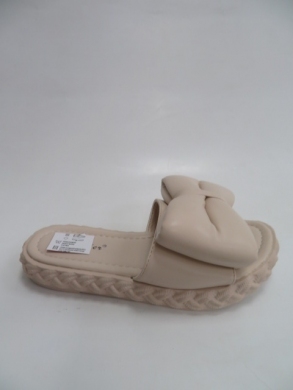 Klapki damskie na płaskim (36-41) TL8-74 BEIGE