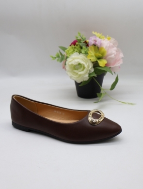 Baleriny damskie (36-41) H8-970 BROWN