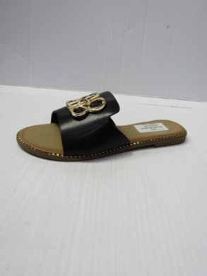 Klapki damskie na płaskim (36-41) FL-002 BLACK