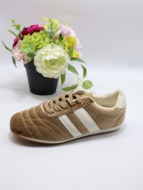 Buty sportowe damskie na płaskim (36-41) 25021 KHAKI