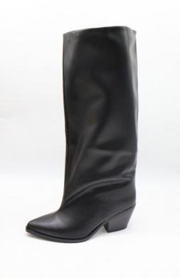 Kozaki damskie na obcasie (36-41) 52253 BLACK