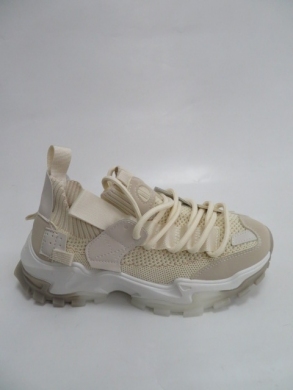 Sneakersy damskie niskie (36-41) BB101 BEIGE