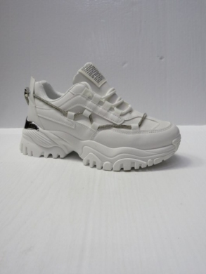 Buty sportowe damskie na płaskim (36-41) WW-052 WHITE