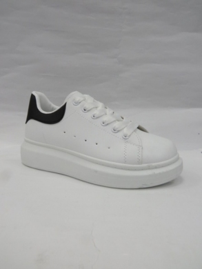 Buty sportowe damskie na płaskim (36-41) BO-632 WHITEBLACK