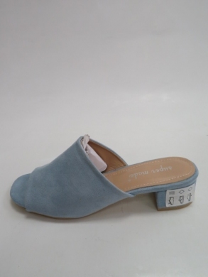 Klapki damskie na obcasie (36-41) 2189 BLUE