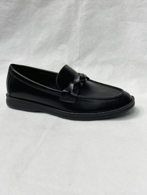 Mokasyny damskie na płaskim (36-41) 3241 BLACK