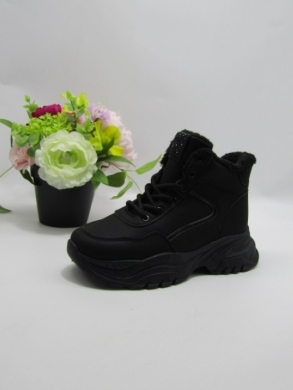 Buty sportowe damskie ocieplane (36-41) AF23-215 BLACK