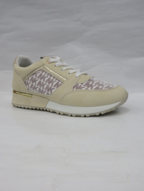Buty sportowe damskie na płaskim (36-41) R-60 BEIGE