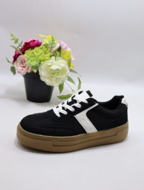 Buty sportowe damskie na płaskim (36-41) C670 BLACK