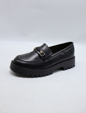 Mokasyny damskie na płaskim (36-41) JN135 NOIR