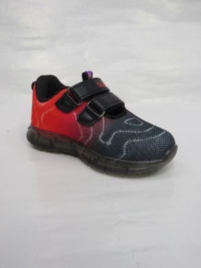 Buty sportowe chłopięce (22-27) F-6 BLACK/RED