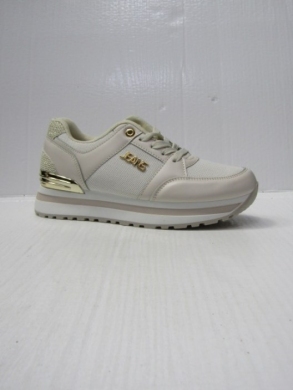 Buty sportowe damskie na płaskim (36-41) 0-1618 BEIGE