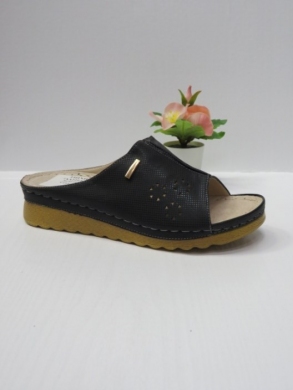 Klapki damskie na koturnie (36-41) 7AA229 BLACK