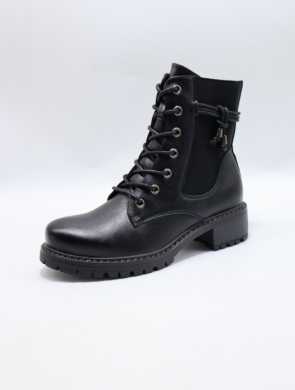 Botki damskie ocieplane na obcasie (36-41) YCC-147 BLACK