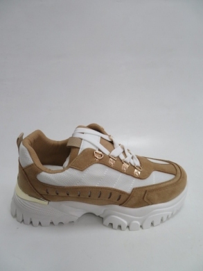 Sneakersy damskie niskie (36-41) 5311 BROWN