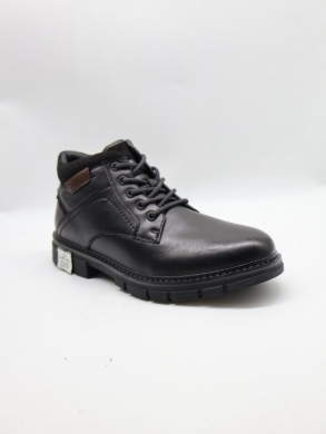 Botki męskie ocieplane (40-45) 62003-1 BLACK