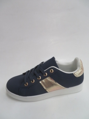Buty sportowe damskie na płaskim (36-41) QS34 NAVY