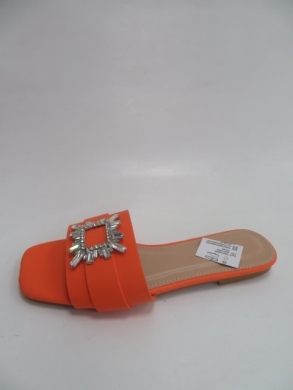 Klapki damskie na płaskim (36-41) HXD68 ORANGE