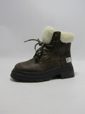 Trapery damskie ocieplane (36-41) S2315 BROWN