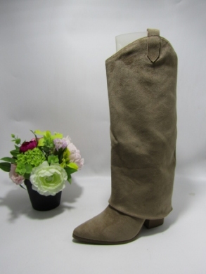 Kozaki damskie na obcasie (36-41) RQ505-1 KHAKI