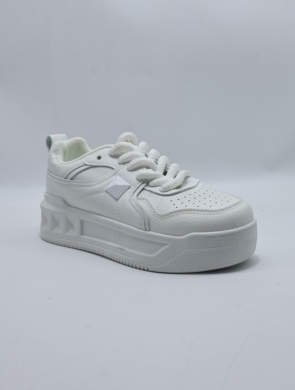 Buty sportowe damskie na płaskim (36-41) MB189-2 WHITE