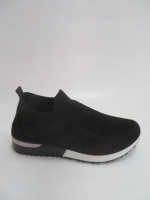 Buty sportowe damskie na płaskim (36-41) BB171 BLACK