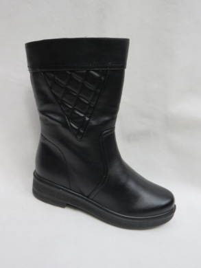 Kozaki damskie ocieplane na płaskim (36-41) Z1-3 BLACK