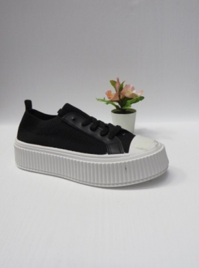 Trampki damskie na koturnie (36-41) 8892-SP BLACK